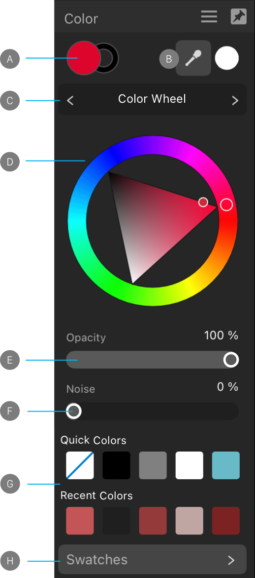 Color panel