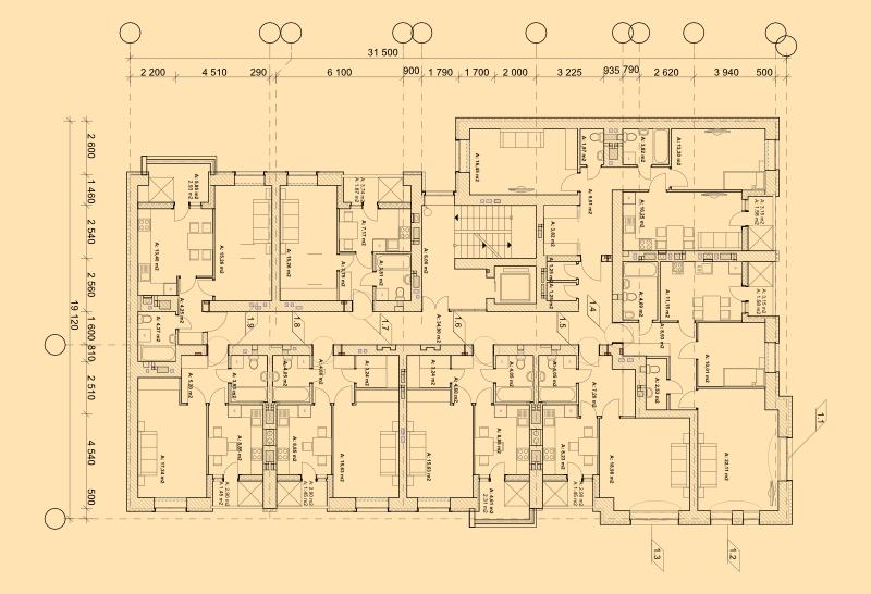 Importierte CAD-Datei im DWG-/DXF-Format