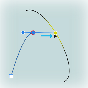 Align handle positions using snapping options