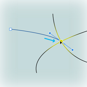 Snap to curve intersection