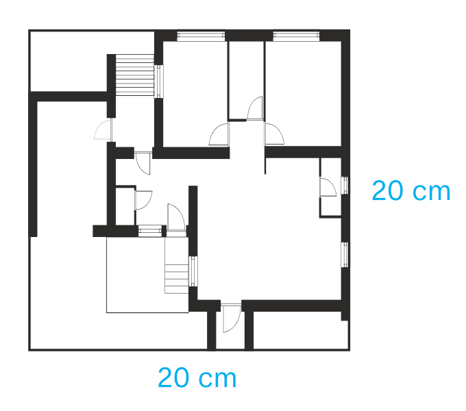 Scala di disegno prima