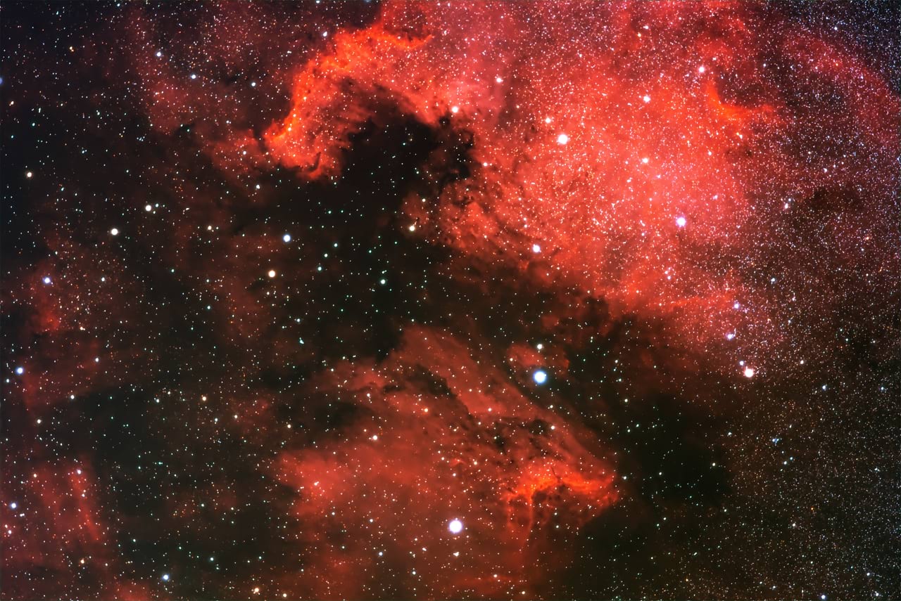 An example end result from the Astrophotography Stack Persona with additional post-processing applied