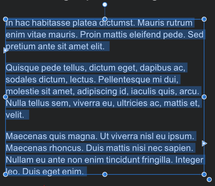 Sélection de tous les paragraphes