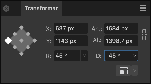 Panel Transformar