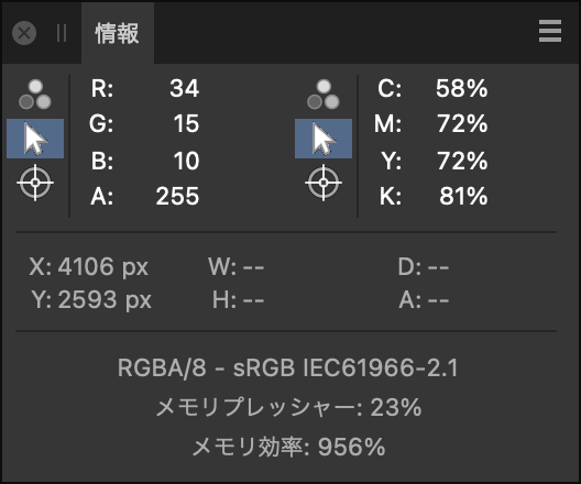 情報パネル