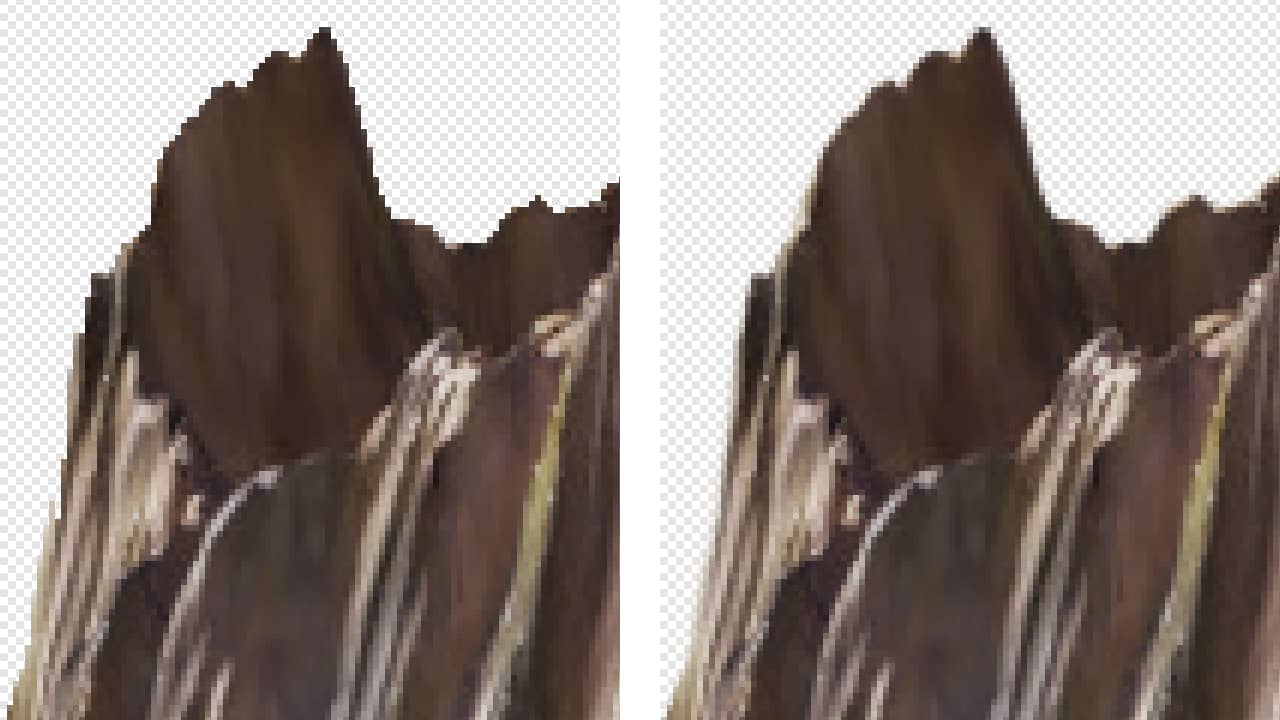 Soft edges comparison