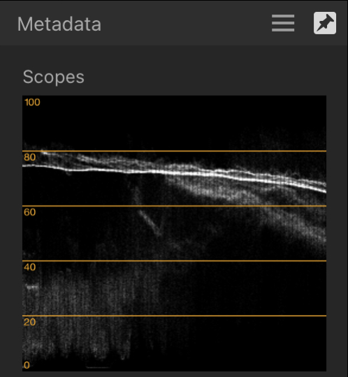 Scope chart and photo