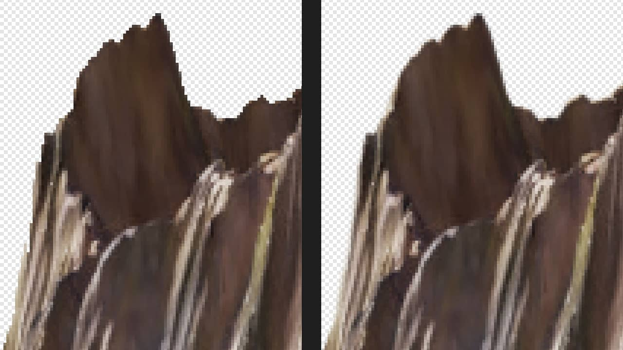 Soft edges comparison