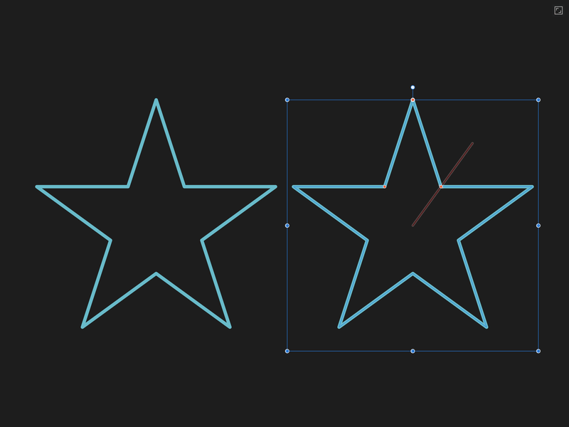 Étoile par défaut