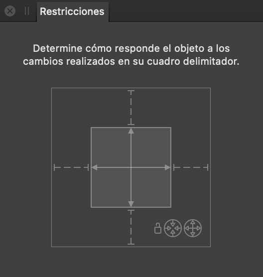 Panel Restricciones