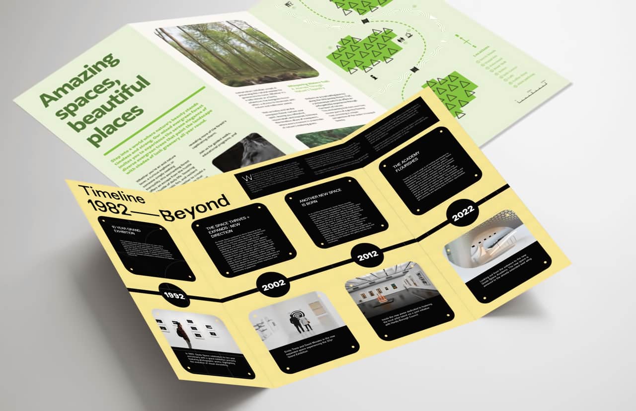 A photo of various kinds of multi-page document