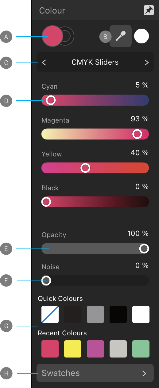 Colour panel