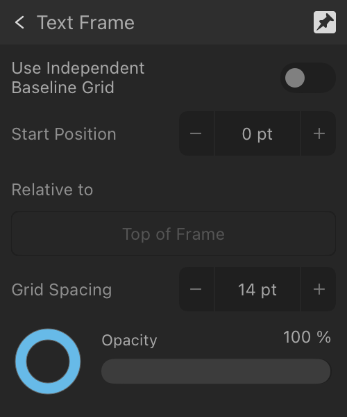 Expanded Baseline Grid section