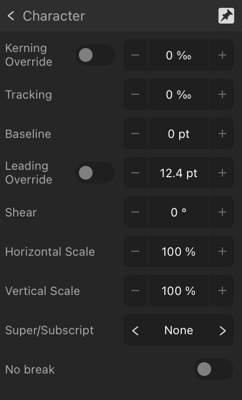 Expanded Positioning subsection