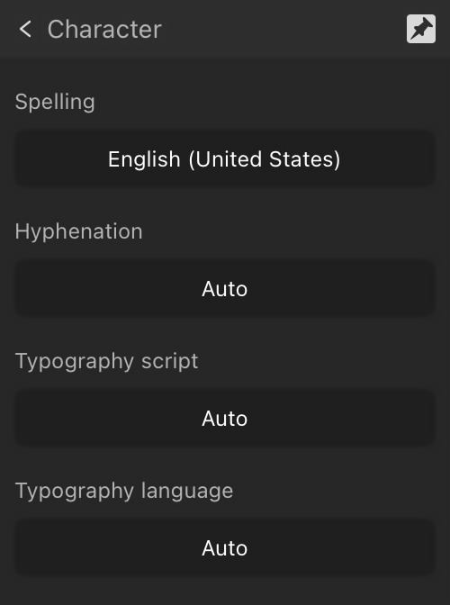 Expanded Language subsection